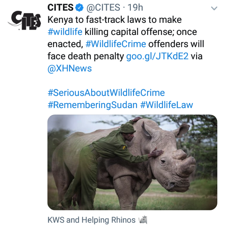 CITES tweet